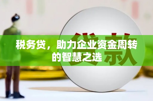 下城税务贷，助力企业资金周转的智慧之选