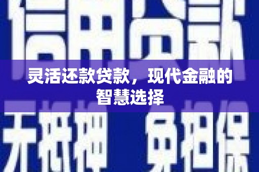 下城灵活还款贷款，现代金融的智慧选择