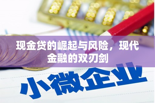 下城现金贷的崛起与风险，现代金融的双刃剑