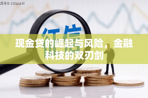 下城现金贷的崛起与风险，金融科技的双刃剑