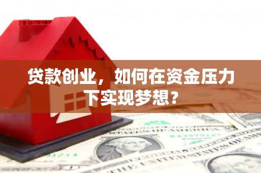 下城贷款创业，如何在资金压力下实现梦想？