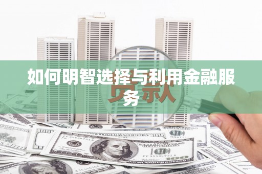 下城如何明智选择与利用金融服务