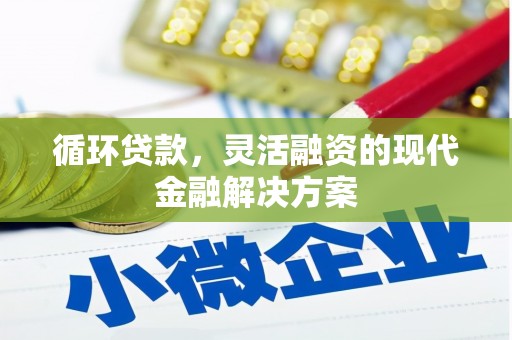 下城循环贷款，灵活融资的现代金融解决方案
