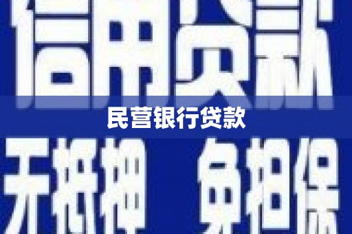 下城民营银行贷款