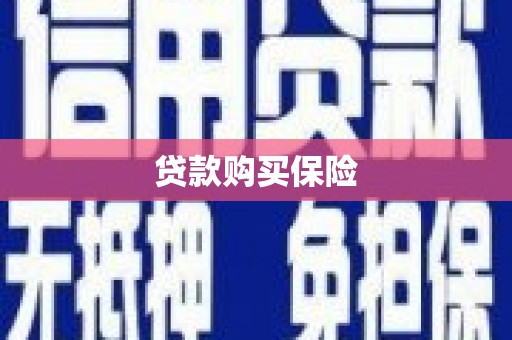 下城贷款购买保险