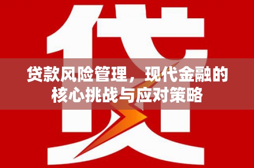 下城贷款风险管理，现代金融的核心挑战与应对策略