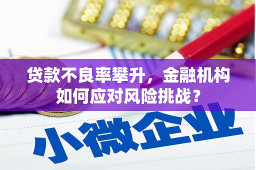下城贷款不良率攀升，金融机构如何应对风险挑战？