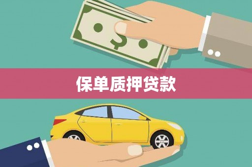 下城保单质押贷款