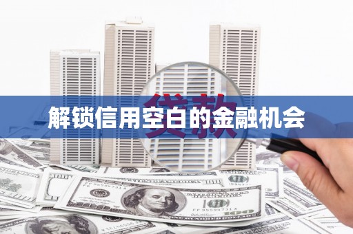 下城解锁信用空白的金融机会