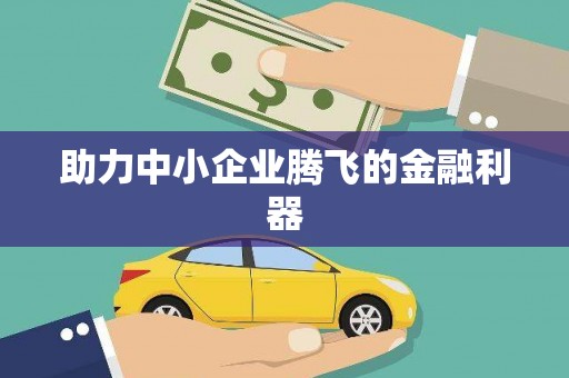 下城助力中小企业腾飞的金融利器